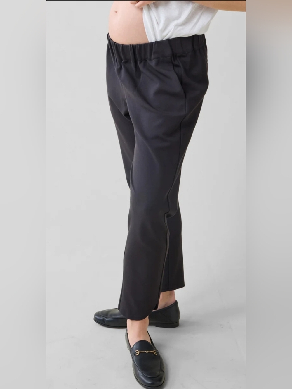 Duo Maternity Black Work Pants Medium NWT